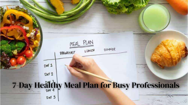 7-Day Healthy Meal Plan for Busy Professionals